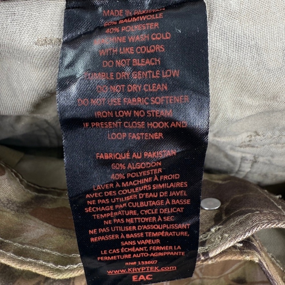 Kryptek Pants Mens XL Brown Tactical Cargo Battlefield to Highlander Camo Hunt - Picture 10 of 13
